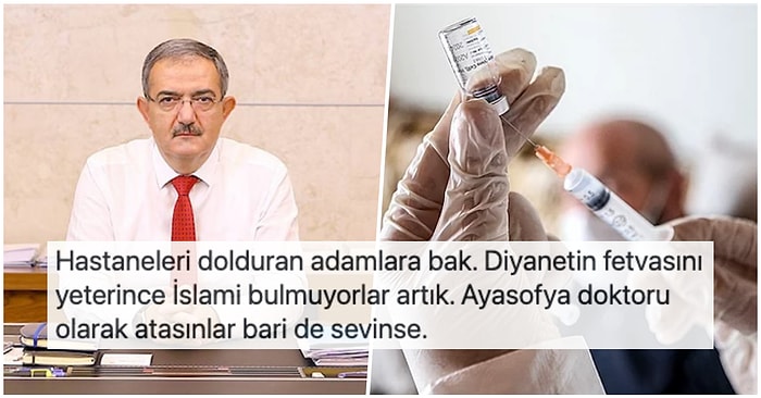 Diyanet İşlerinin Aşının Orucu Bozmayacağı Açıklamasına İnanmayan Prof. Dr. Mustafa Şahin Tepkilerin Odağında!