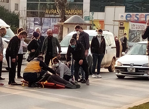 Otomobilin Önüne Atlayan Kişi, 'Ben Daha Ölmedim mi?' Diyerek Başka Bir Otomobilin Önüne Atladı