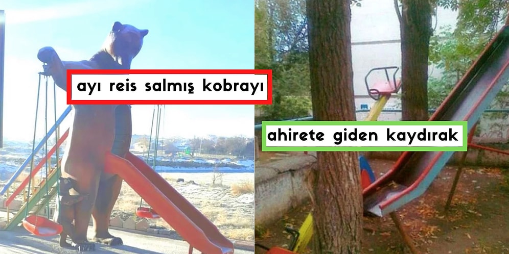 Ustaların Beyinlerini Bırakıp Yaptıklarını Düşündüğümüz Çocuk Parklarından Birbirinden Komik 13 Facia Örnek