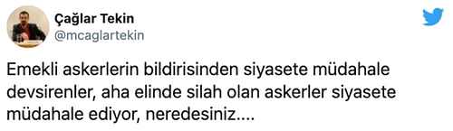 Jandarma Genel Komutanlığı'nın 'Hükümetimize Sadığız' Açıklaması Tepkilere Neden Oldu