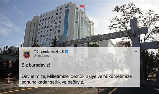 Jandarma Genel Komutanlığı'nın 'Hükümetimize Sadığız' Açıklaması Tepkilere Neden Oldu