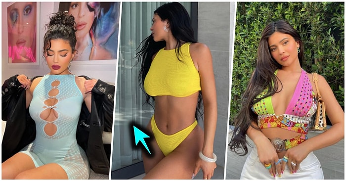 Gözümüz Kanadı! Kylie Jenner Belim İnce Gözüksün Derken Yaptığı Photoshopla Dalga Konusu Oldu