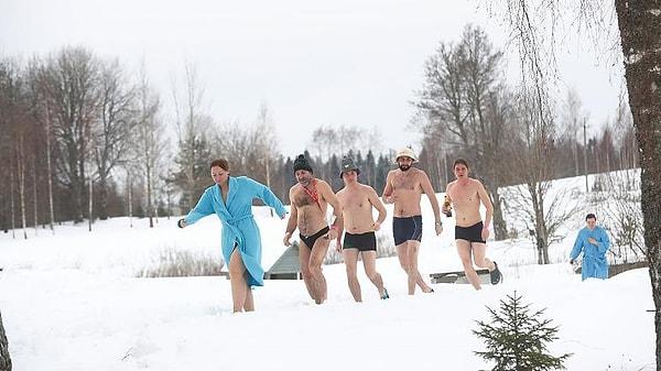 1. Avrupa Sauna Maratonu - Estonya 🥶