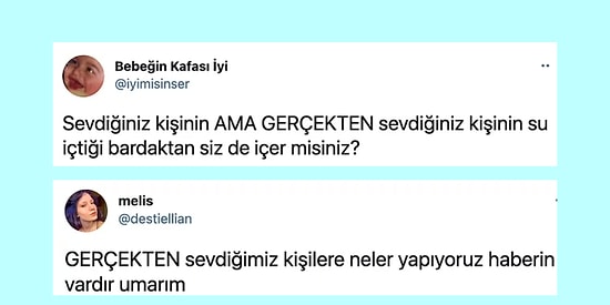 "Sevdiğiniz Kişinin Su İçtiği Bardaktan Su İçer misiniz?" Sorusunu Soran Kişiyi Pişman Ettiren Yanıtlar Geldi
