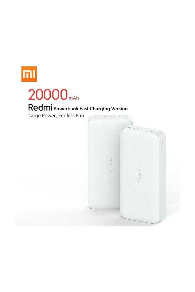 2. Xiaomi Redimi 20.000 mAh gücündeki powerbank