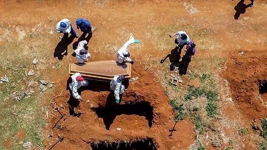 Brezilya'da Kovid-19 Sebebiyle Bir Günde İlk Kez 4 Binden Fazla Kişi Öldü