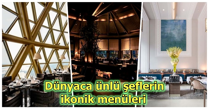 Dünya Mutfağından Sadece Yemek Değil Sanat İcra Eden 5 Yıldızlı Restoranlar