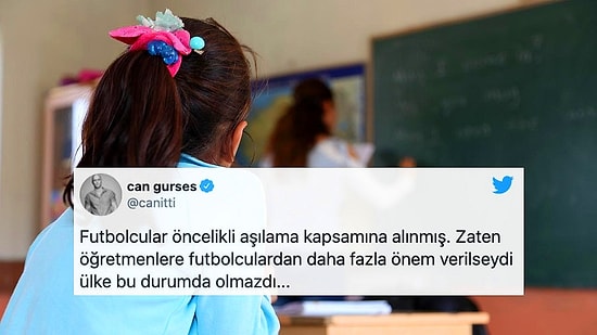 Futbolculara Öncelik Tanınmasının Ardından Tekrar Gündeme Gelen Soru: 'Öğretmenlerin Aşısı Nerede?'