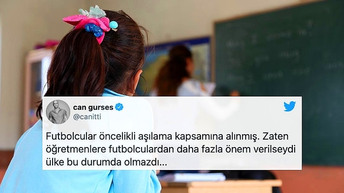 Futbolculara Öncelik Tanınmasının Ardından Tekrar Gündeme Gelen Soru: 'Öğretmenlerin Aşısı Nerede?'