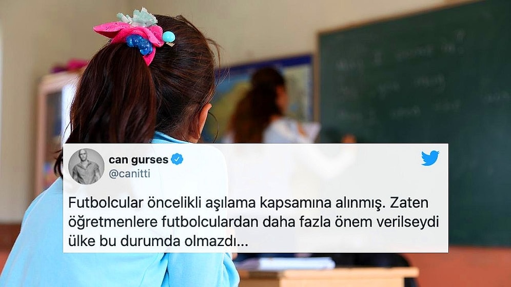 Futbolculara Öncelik Tanınmasının Ardından Tekrar Gündeme Gelen Soru: 'Öğretmenlerin Aşısı Nerede?'