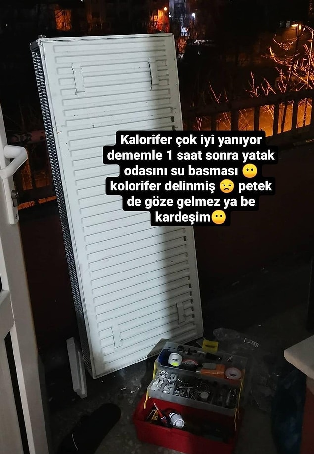 1. Hayatımda ilk defa nazar sebebiyle patlayan petek görüyorum!