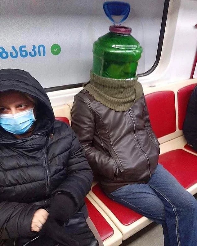12. "Sabah metroda böyle birini gördüm."