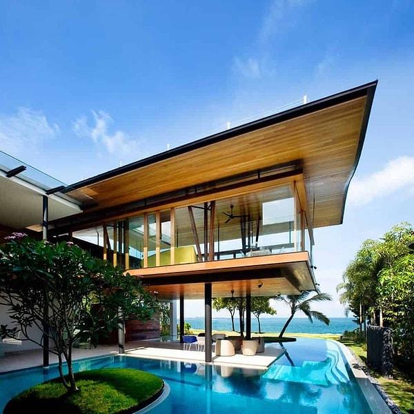 5. Guz Architects tarafından Singapur'da inşa edilen bu malikane: