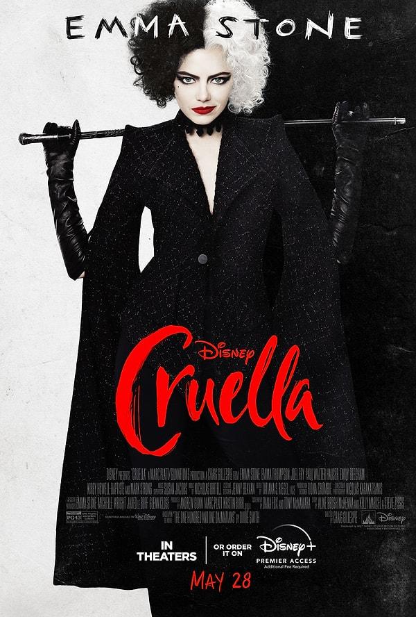 7. Emma Stone'un başrolünde olduğu Cruella’dan yeni bir poster yayınlandı.