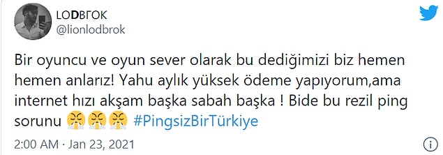 3. Ne kadar nankörsünüz ya en azından internetiniz var!