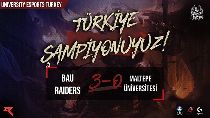 Üniversitelerarası League of Legends Türkiye Şampiyonu Bahçeşehir Üniversitesi!