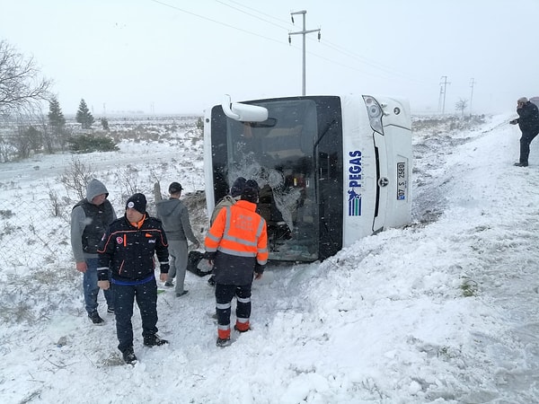 İkinci kazada 13 kişi yaralandı