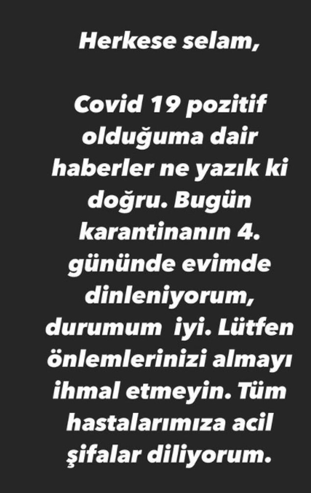3. Koronavirüs testi pozitif çıkan Murat Boz, Instagram hesabından sağlık durumu ile ilgili bilgi verdi!