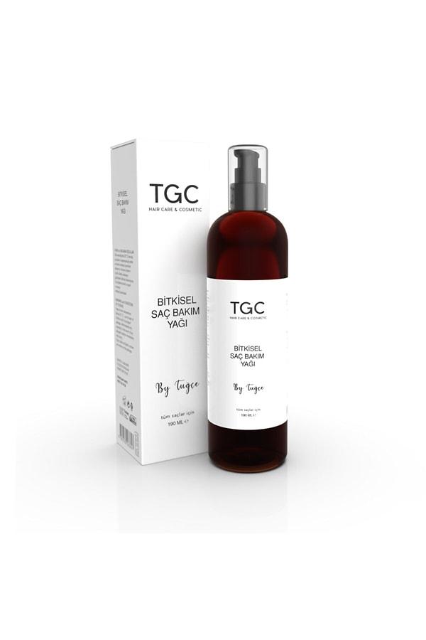 13. TGC bitkisel saç bakım yağı
