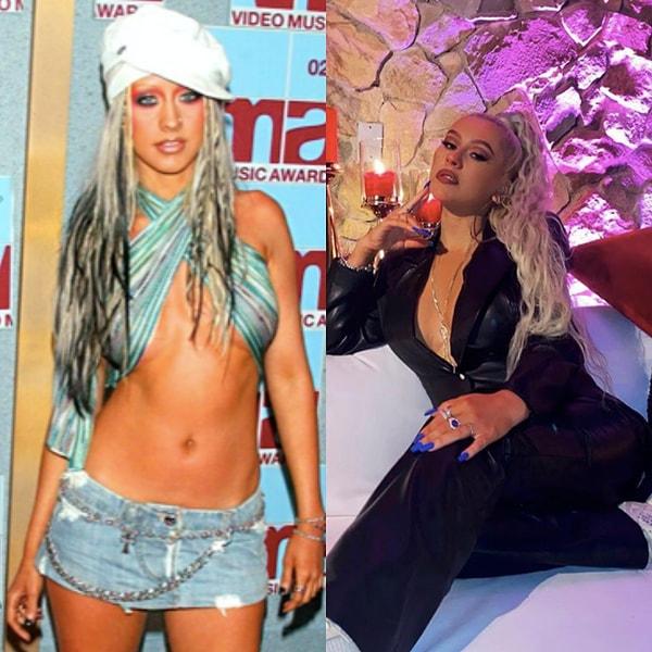 2. 20 yıl önce Christina Aguilera