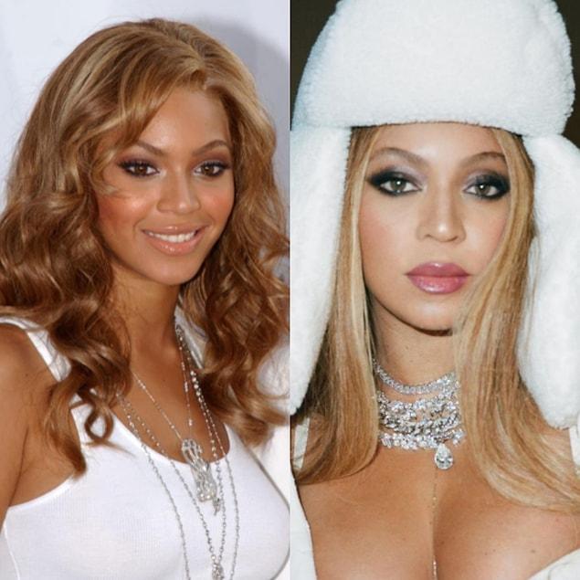5. Beyonce'nin 20 yıl önceki halinden daha güzel...