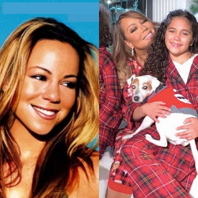 12. Mariah Carey'nin 20 yıl önceki ve günümüzdeki hali: