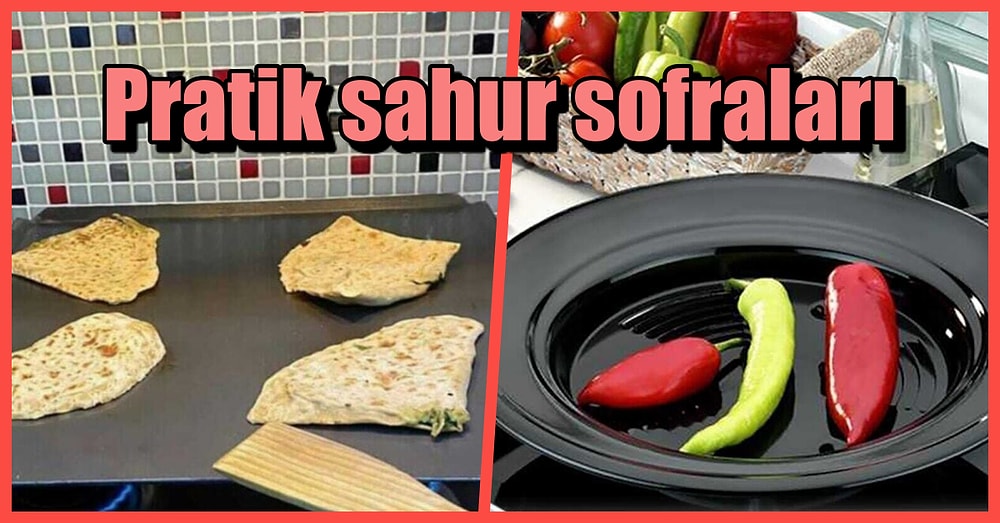 Bir Gözünüz Kapalı Kalktığınız Sahurlarda Size Pratiklik de Sağlayacak 12 Mutfak Ürünü