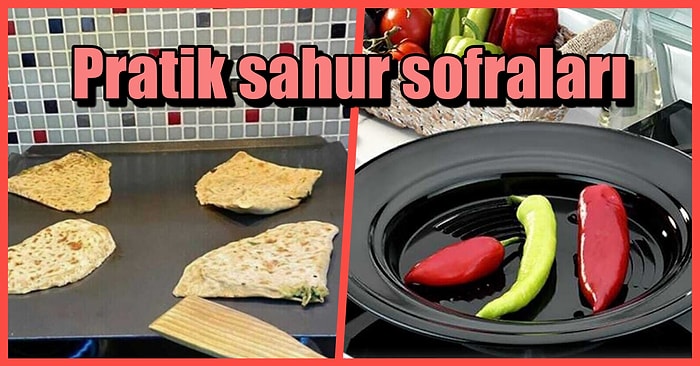 Bir Gözünüz Kapalı Kalktığınız Sahurlarda Size Pratiklik de Sağlayacak 12 Mutfak Ürünü