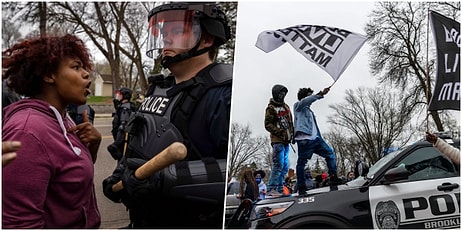 Minnesota'da Polis Yine Bir Siyahi Genci Öldürdü, Halk Sokağa Döküldü!