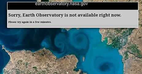 Van Gölü’ne Oy Yağmuru: NASA’nın Sitesi Çöktü