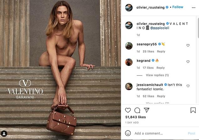 Bu olayın ardından Balmain’in kreatif direktörü olan Oliver Rousteing de Valentino’nun reklam kampanyasını kendi Instagram hesabından paylaşarak destek verdi.
