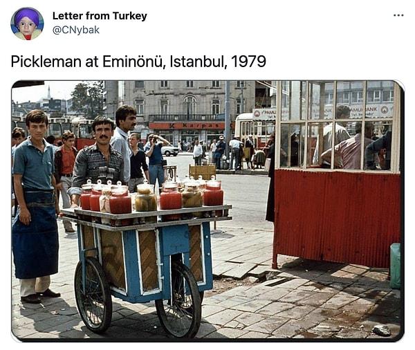 11. Eminönü'ndeki Turşucular, İstanbul, 1979