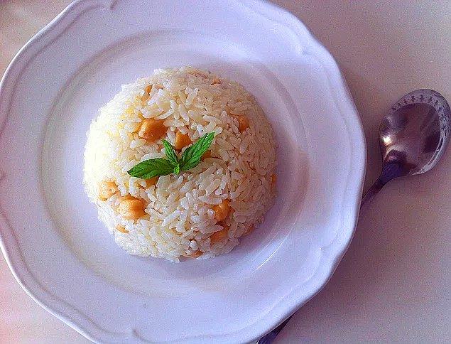 7. Nohutlu Pirinç Pilavı Tarifi: