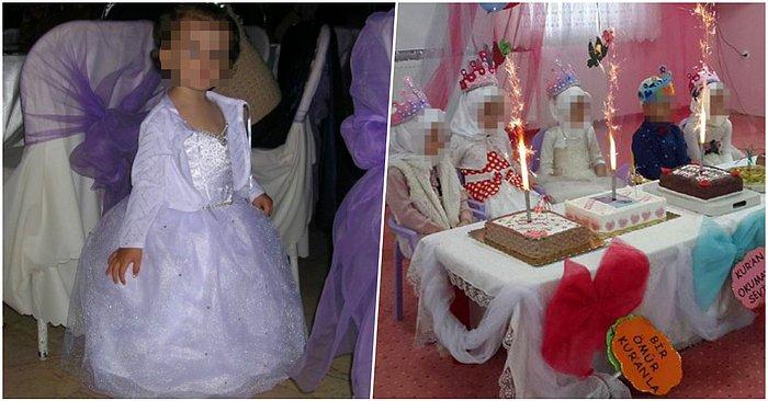 Tartışma Var: Kız Çocuklarına Düğünlerde Gelinlik Giydirilmesi Sapkınlık mıdır?