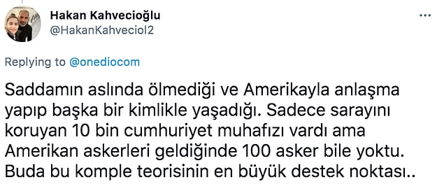 1. Onlar da bize doğru olduğunu düşündükleri komplo teorilerini anlattılar: