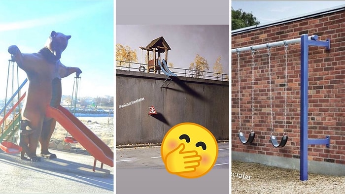 13 детских площадок от скульпторов, которые явно были в нетрезвом состоянии, когда их создавали
