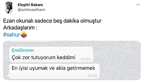 Ramazan Ayının Olmazsa Olmazı Sahur Sofrası Tespitleriyle Güldüren Mizahşörler