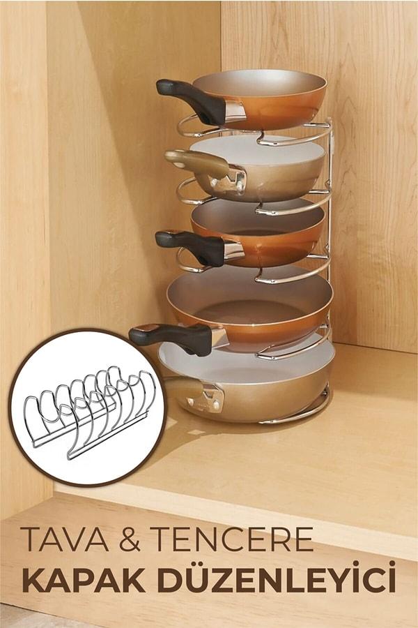 8. Mutfak dolaplarını en çok karıştıranlar için de bir organizer şart.