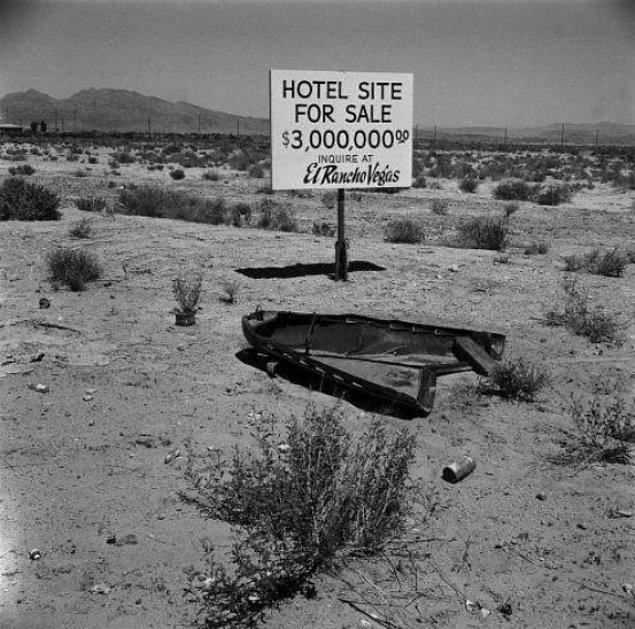 3. 1955'de Las Vegas Strip böyle görünüyordu;