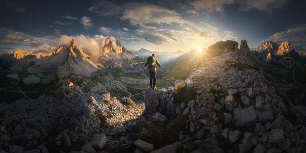 29. Doğa/Manzara Kategorisi Birinciliği: "Aşırı Panoramik Manzaralar" fotoğrafıyla Alessandro Cantarelli