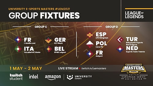 Temsilcimiz Bahçeşehir Üniversitesi'nin Mücadele Edeceği University Esports Masters Grupları Belli Oldu!