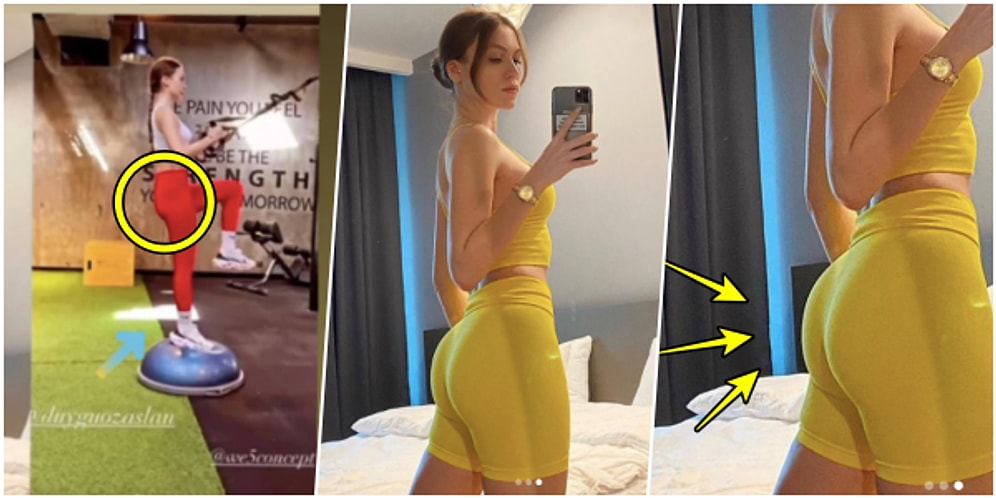 Shop mu Spor Hareketi mi? Duygu Özaslan'ın 1 Saat İçerisinde Değişen Popo Büyüklüğü Tartışma Yarattı