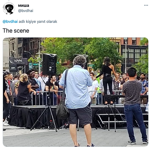 "Bu sahne"