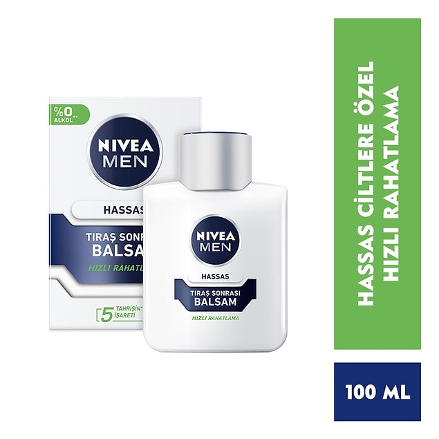 17. Hassas cilde sahip erkeklerin tercihi Nivea tıraş sonrası balsamı olmuş.
