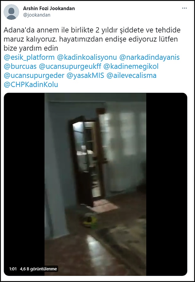 Hayatlarından endişe ettiklerini belirten kullanıcı, darp görüntülerini 'Lütfen bize yardım edin' notuyla paylaştı 👇