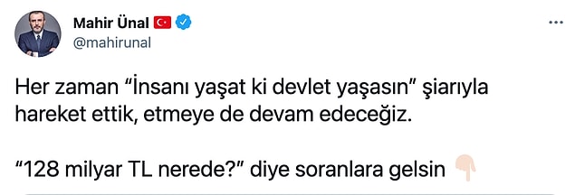 Kimine göre kasada olan, kimine göre hiç olmayan, kimine göre halkın evinde olan parayla ilgili bir yanıt da Mahir Ünal'dan geldi.