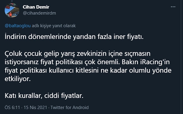 Sosyal Medyadan Gelen Tepkiler