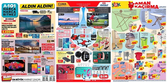 İndirim Günleri Başlıyor: A101, BİM ve ŞOK Aktüel Ürünler Listesinde Bu Hafta Neler Var?
