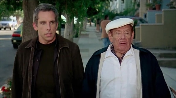 12. Бен Стиллер и его отец, Джерри, сыгравшие отца и сына, Эдди и Док Кэнтроу, в фильме «Мальчик с разбитым сердцем» (2007)