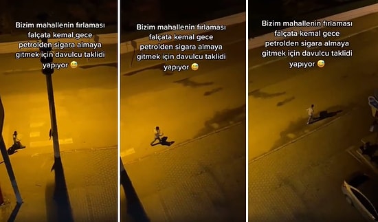 Gece Sigara Almaya Gitmek İçin Ramazan Davulcusu Taklidi Yaptığı İddia Edilen Yurdum İnsanı